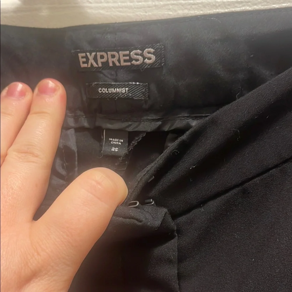 Express Women's Columnist Black Dress Pants - Picture 4 of 10